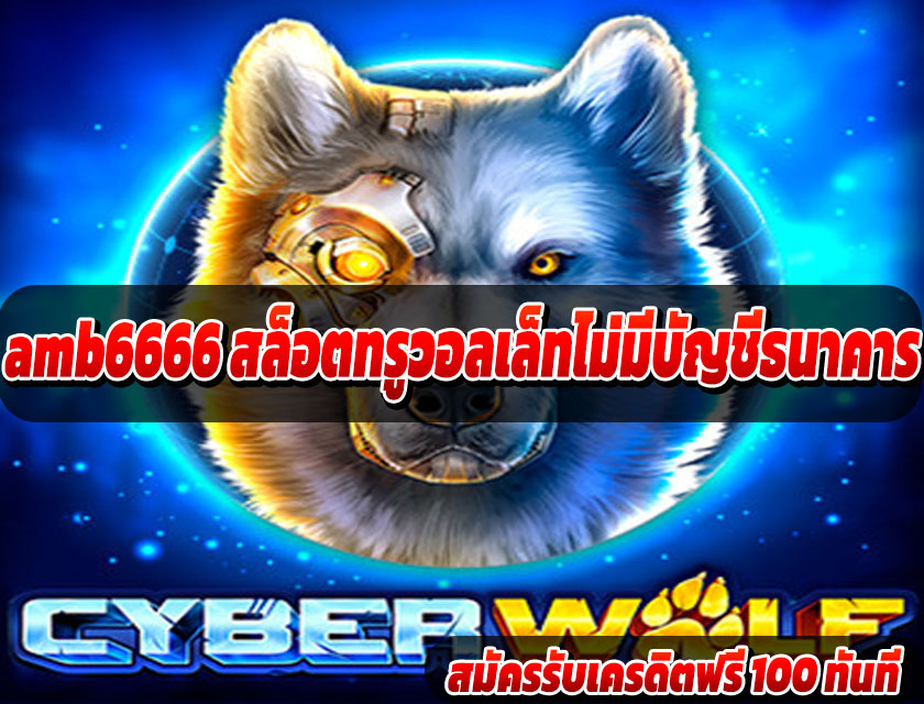 amb6666 สล็อตทรูวอลเล็ทไม่มีบัญชีธนาคาร